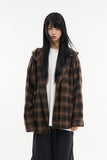 Youth vintage hooded check shirt