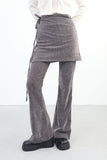 Nect Wrap Skirt Pants Set
