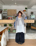 Kyoses Shirring Nylon Banding Wide Pants