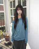 Duane Slub Frill Cardigan