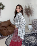 Belle loose check shirt