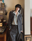 Saint overfit two button blazer