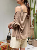 Chevin V-Neck Sleeveless Knit Cardigan Set