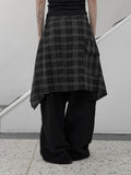 Sherbell Pocket Wrap Layered Skirt
