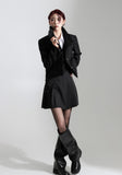 Mild Pleats Skirt Pants
