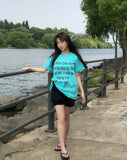 Souffle Dot Lettering Short Sleeve