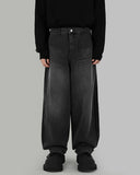 Taping line balloon jeans