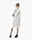 Strap Trimming Pattern Jacket