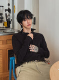 Id cut half zip-up muscle tee