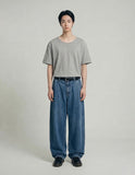 Boy Crop U-Neck Short Sleeve T-Shirt