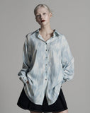 [mnem] marble shirt blouse