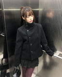 Yuha Double High Neck Wool Coat