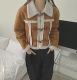 Lovely Casual Crop Duffle Full Fur Mustang