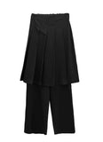 Curret Pleated Skirt Pants