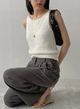 Tail Square Knit Vest