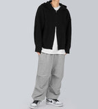 Bed Hood Knit Zip up