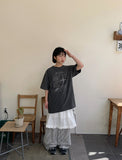 [unisex] Bledden Stripe Banding Wide Pants