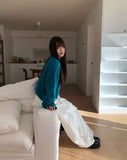 Hian Crop Round Knit Cardigan