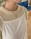 Choed Silver Ribbon Necklace
