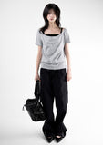 Minish off-shoulder sweatshirt