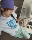 Hound Star Lettering Over Short Sleeve T-shirt