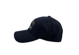Down lettering ball cap
