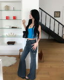 Zesty Cargo Bootcut Denim Pants