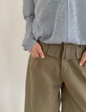 Cheddon Pleated Skirt Pants