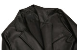 Lambskin Overfit Single Stand Jacket Woman