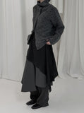 Celer Layered Unbalanced Chiffon One Piece