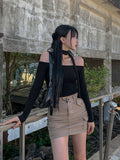 Ray muffler off long-sleeve