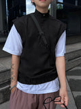 Eva high neck vest