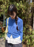Hayushi Round Neck Button Cardigan