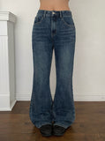 Jug Flare Bootcut Washing Denim Pants