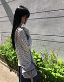 Natine Striped Long Sleeve Knit