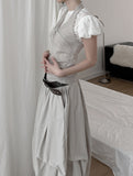 Tura Pintuck Long Skirt