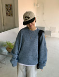 [unisex] Henme Bokashi Round Over Knit