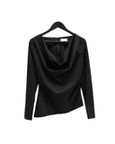 Ab Cowl Neck Blouse