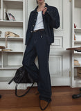 Herries Flare Raw Denim Pants