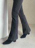 Andanti Brushed Washed Bootcut Denim Pants Basic