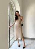 Linthia Slit Midi One Piece