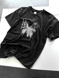 Pigment Fly Washing Charcoal Short Sleeve Tee