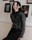 Laceup Pig Cardigan