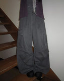 Karok Two-Pintuck Cargo Wide Pants