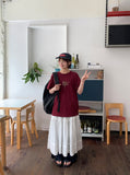 [unisex] Melker Star Embroidery Short Sleeve Tee