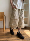 [unisex] Lokyo Washing Cargo Bermuda Pants