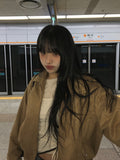 Roasting Suede Blouson Jacket