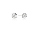 Essence Silver (W) Moissanite Florette Earrings