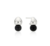 Subni Silver (W) Luciel Onyx Earrings