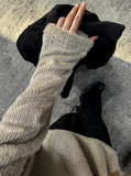 Angora Mohair Knit Long Sleeve